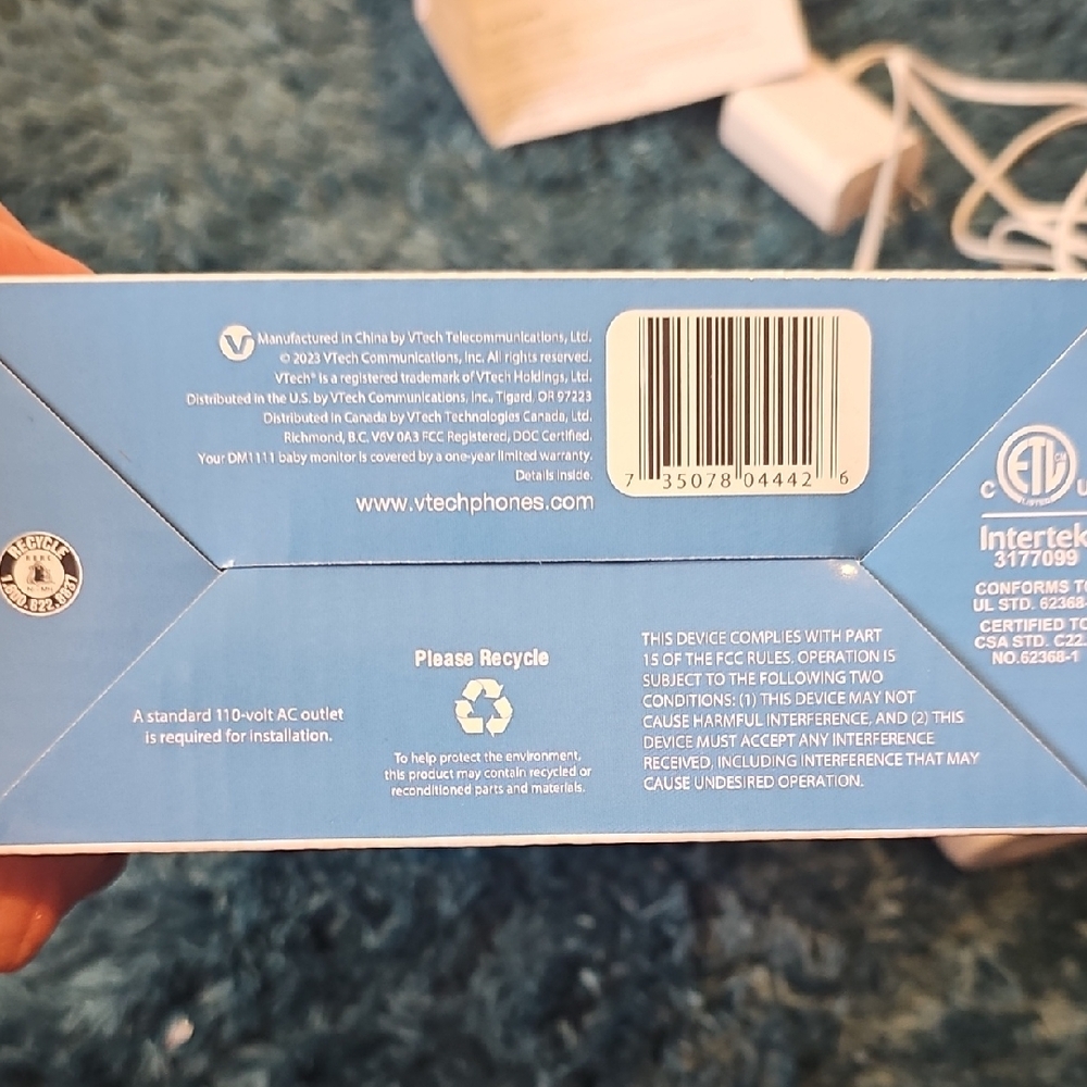 VTech Digital Audio Monitor Set - Picture 2 of 4